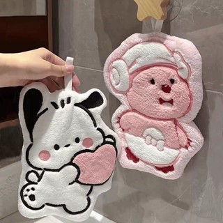 3天內1475件帕恰狗擦手毛巾掛式可愛吸水速乾加厚家用浴室毛巾廚房手帕抹布4.19TW