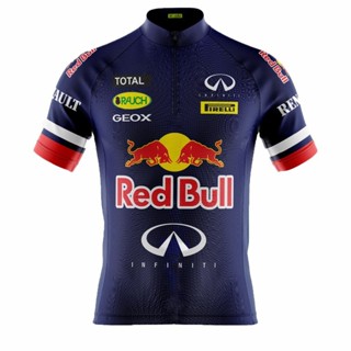 Powerband 山地自行車騎行服 Red Bull 騎行服公路自行車騎行服山地自行車運動服騎行服