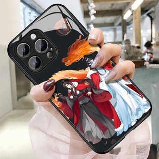 魔道祖師02iPhone蘋果11手機殼 /12/13/promax電鍍殼14潮流plus強化玻璃15