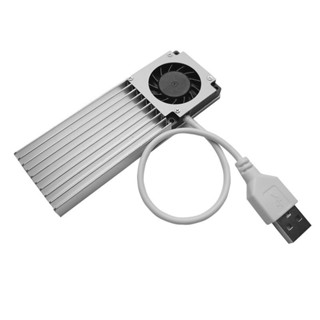 DIY手機散熱器降溫神器固態硬碟散熱鋁片usb散熱風扇筆記本散熱器