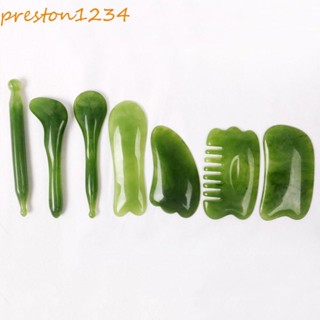 PRESTON刮痧板針灸物理治療皮膚提升放鬆頸部瘦身樹脂女孩護膚工具面部按摩器