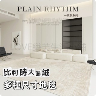 加厚地毯 地墊 比利時大圈絨地毯 防水地毯 臥室地毯 客廳地毯 地毯臥室 素色地毯 地毯客廳 止滑地墊 奶油風地墊