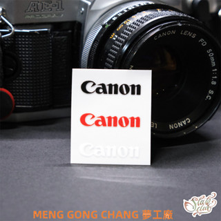 👍臺灣工廠出貨👍Canon佳能logo防水防刮貼紙uv轉印手機電腦貼車貼相機周邊裝飾貼