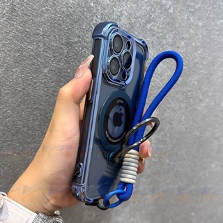i8 新升級四角氣囊 磁吸 指環支架 防摔殼 手機殼 適用 iPhone 6 6S 7 8 Plus SE2 透明軟殼