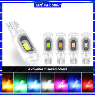 全新 1x T10 W5W Led 閃光燈頻閃燈泡閃爍內部停車牌照車牌閱讀訊號燈 12V 汽車尾燈