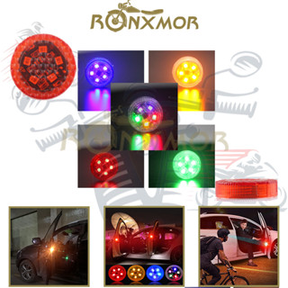 Ronxmor汽車安全門燈無線車門防撞警示燈汽車led頻閃燈閃爍停車指示燈汽車配件