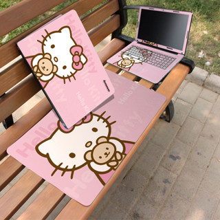 2025新款卡通hellokitty電腦貼紙可愛龍貓筆記本貼膜15.6動漫貼紙電腦14寸20250401