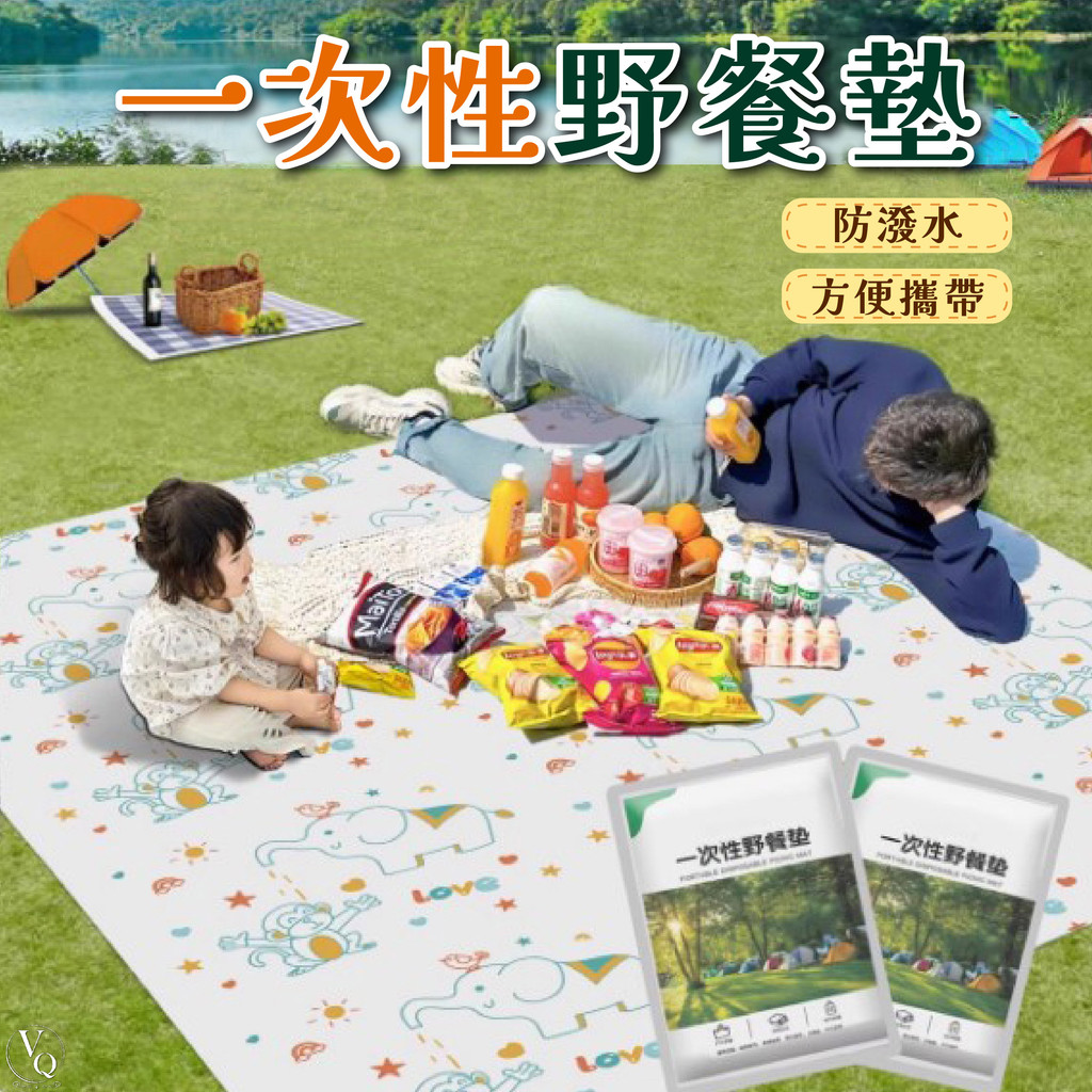 一次性野餐墊 沙灘墊 草地墊 野餐 野餐布 露營墊 野餐墊輕便 防水野餐墊