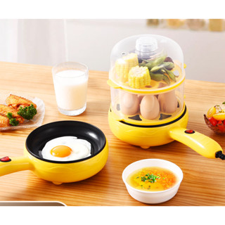 插電煮蛋器 雞蛋機 平底家用迷你煎蛋小型煎餅蛋餃蒸蛋器