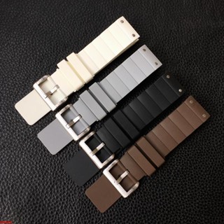 (上新中）橡膠手錶帶適配卡地亞三山度士矽膠腕帶桑托斯SANTOS 100膠帶23mm