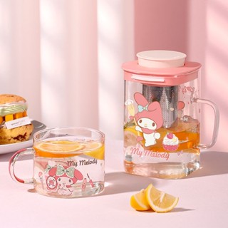 美樂蒂冷水壺 冰箱玻璃杯 耐高溫 家用 冷藏 泡茶 涼水杯子套裝