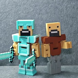 Minecraft💙我的世界可拆甲史蒂夫himnotch獨家3D列印模型超可動玩具 公仔 周邊收藏 我的世界