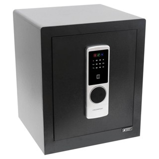TRENY 液晶保險箱 密碼+指紋雙重保護-大黑45FINL