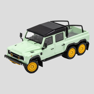 GCD 1/64 路虎衛士110皮卡6X6模擬合金汽車模型收藏靜態擺件禮物送禮玩具合金壓鑄模型diecast CUGO