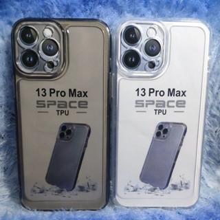 SoftCase Clear Space Tpu iPhone 13 Pro Max 矽膠套黑色 Clear 透明+保護
