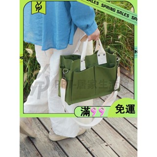 百貨商店ins文藝風 帆布包 韓系 簡約手提包 通勤個性單肩斜跨包 補習袋 資料袋 百寶袋 功課袋 萬用 手提包 便當袋
