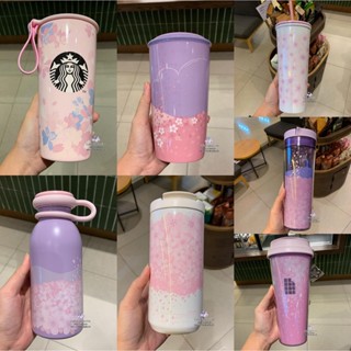 香港星巴克2020櫻花系列雙層馬克杯保溫杯隨行杯不鏽鋼杯玻璃杯