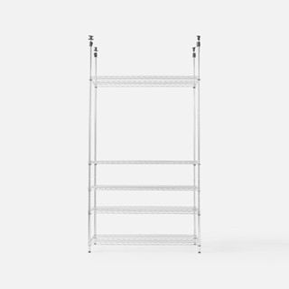 (組合) 特力屋 頂天立地重型鍍鉻五層衣架 122X60x235-295cm