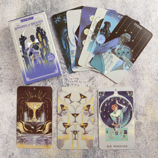 偉特塔羅牌 塔羅牌卡 現貨英文版卡牌The spheres of heaven tarot生命之樹塔luo牌推理
