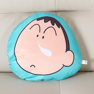 正品正品蠟筆小新頭型靠墊阿呆小新和小白雙面抱枕枕小新睡衣異形玩偶靠墊雙面印花可愛辦公室家用午安枕兒童枕