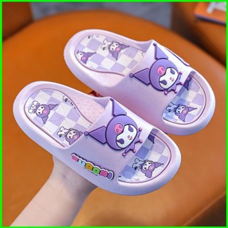 三麗鷗 SQ1 Sanrio Kuromi Melody 可愛卡通軟拖鞋成人兒童室內防滑 Hello Kitty Cin
