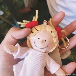 小跟班💛 日本coco醬櫻桃女孩毛絨玩具公仔鑰匙扣掛件 旅行娃娃少女心禮物吊飾 可愛娃娃吊飾 背包吊飾 包包吊飾