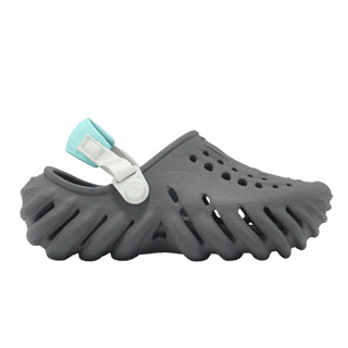 Crocs 卡駱馳 Echo Clog 童鞋 中童鞋 石板灰 洞洞鞋 涼鞋 [YUBO] 2081900IE