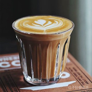 Mongdio玻璃咖啡杯高檔精緻dirty杯玻璃杯意式澳白美式咖啡杯