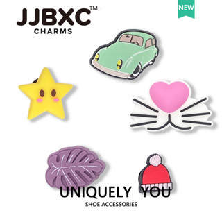 JJBXC 洞洞鞋 鞋釦 鞋花 鞋配飾 卡通汽車 DIY時尚鞋附件 適用於cross鞋