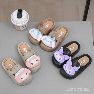 女童平底鞋 平底鞋 女童 2025春季新款兒童休閒鞋女童時尚韓版軟底防滑百搭可愛kuromi平底鞋 UCBG
