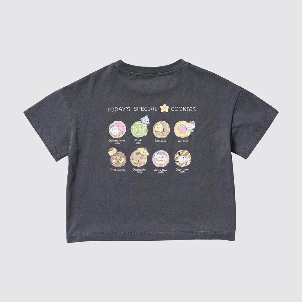 三麗鷗 優衣庫 Uniqlo Unisex (UT) Chiikawa x Sanrio 短袖兒童親子印花T恤 4685