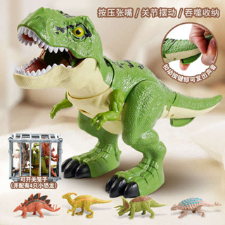 兒童霸王龍男孩咬手指恐龍玩具3-4-5-6歲可吞噬模擬動物生日禮物