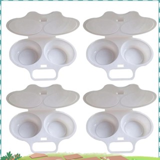 微波爐蒸蛋器煎蛋圓形蒸蛋器烹飪模具煮蛋工具廚房煮蛋小工具 qeufjhpoo1