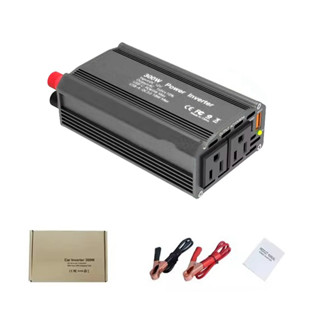 300w 電源逆變器 12V DC 至 110V AC 汽車轉換電源 QC3.0 帶 PD65W USB-C 充電埠