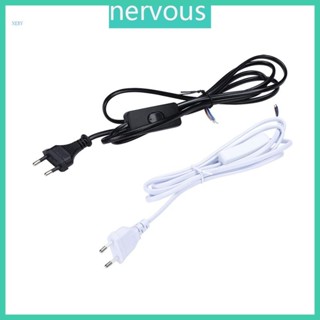 Nerv LED 燈管電源延長線,帶開關更換歐盟插頭