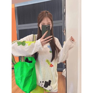 M-4XL現貨 大尺碼上衣女 【店鋪熱銷】大尺碼女裝夏季新款胖mm可愛清爽可愛花花寬鬆防曬罩衫薄款長袖T恤大尺碼女裝