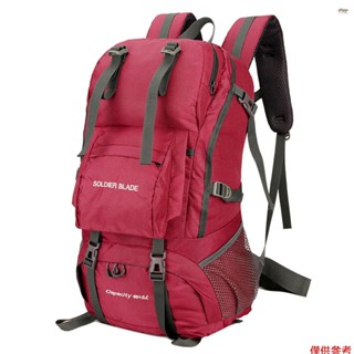 45l野營徒步揹包大容量登山包防水旅行揹包