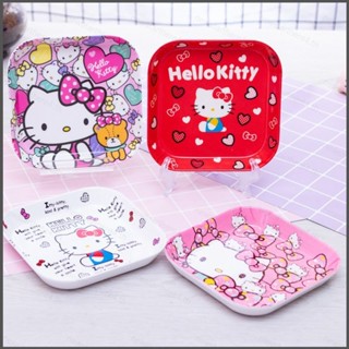 NS4 Hello Kitty沙利文冰雪奇緣旋律三聚氰胺樹脂餐具零食盤子卡通可愛創意水果方盤SN