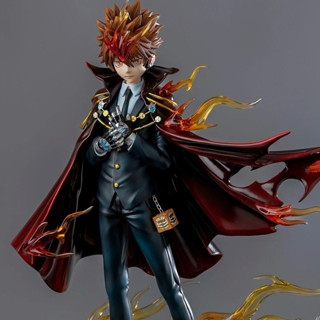 現貨38cm 家庭教師HITMAN REBORN! 沢田綱吉 GK 公仔 動漫周邊 人偶 雕像 模型 手辦 擺件