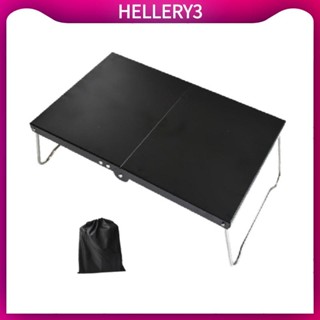 [HelleryQ] 迷你折疊野營桌帶儲物袋鋁合金不銹鋼