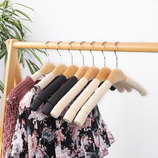 客製化 衣架 海綿防滑衣架 批髮服裝店專用 實木衣架 無痕木質 衣服掛撐子褲夾批髮