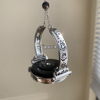 [顯白顯瘦]可愛插畫金屬手環鏈條錶帶 20mm 22mm Galaxy Watch 7 6 4 5Pro Classic