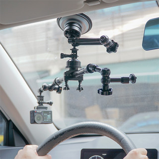 適用於 Gopro OSMO Action 5PRO 車載行車記錄儀支架手機支架窗戶吸盤的真空吸盤穩定器 7" 11"
