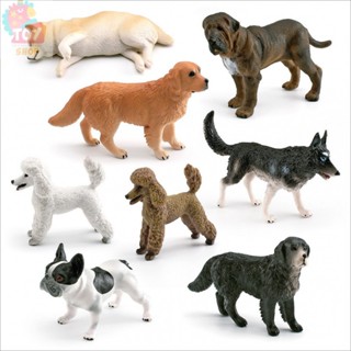 兒童科敎益智玩具 模擬寵物狗狗模型 金毛犬拉布拉多鬥牛犬哈士奇玩偶擺件