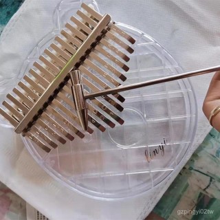 卡林巴拇指琴初學者水晶透明卡巴林kalimb17音手指姆鋼琴女生樂器 OQ2P
