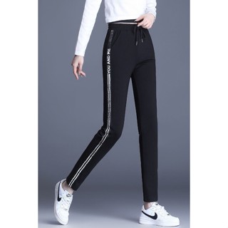 《現貨下單》夏季新款寬鬆中年媽媽褲子運動褲女夏季薄款春秋爆款休閒長褲女褲