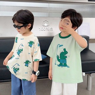 米粒BOYS 新款男童卡通短袖T恤夏款夏裝嬰兒童裝寶寶兒童短袖上衣潮薄夏季