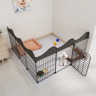 寵物圍欄狗狗室內貓圍欄中小型犬狗窩泰迪防越獄隔離門護欄狗籠子