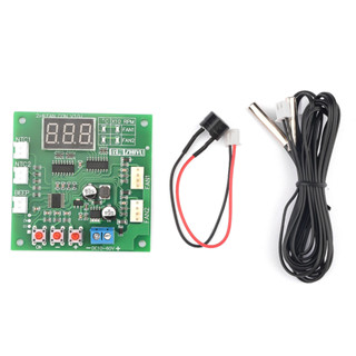 2通道DC 12V 24V 48V 4線PWM電機風扇速度控制器數顯調速器溫度控制支援EC EBM風扇