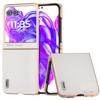 時尚電鍍 高階皮紋 moto razr 60Ultra 60 razr50Ultra 50 防摔 手機殼 商務 保護套
